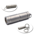 With 130 Lumen Li-ion Battery Torch Titanium  Flashlight